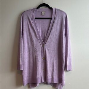 Chico's Light Purple Women's Cardigan